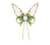 Fairy Wings, Adult Women, Realistic Mesh, Cosplay Costume, Wire Frame, 18.9x24.8 inches, Pride Festival Party Look for Garden Makeup Holiday, Halloween Christmas Event Outfit