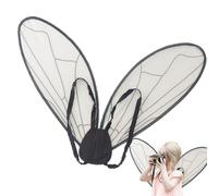 Fairy Wings, Angel Costume Accessory, 60 x 45 cm Organza Wings, Reusable Role-Playing Gear, Fancy Dress Toy with Ethereal Style, Costume for Anime Exhibitions Carnival and Birthdays