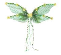 Fairy Wings, Butterfly Costume, 3D Floral Leaf Embellishments, Lightweight Wearable Accessory, Cosplay Dress Up for Women, Kids, Festival, Performance, Events, Cute Sheer Design, Prop Wings