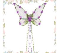 Fairy Wings, Costume Accessories, Women’s Fashion Wear, Decorative Wings with Vines For Stage Cosplay Events, Party Holiday Use, Elegant Fantasy Outfit For Halloween Pride Garden Christmas