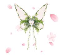 Fairy Wings, Costume Accessory with Vines, Lightweight Stylish Design, 18.9x24.8 Inches Fantasy Wear, Ideal for Women’s Party, Cosplay, Stage Performance, Holiday, Halloween Event Use
