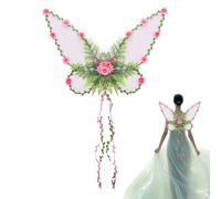 Fairy Wings for Adult Women, Costume Wings with Vines, Elegant Cosplay Accessory, Lightweight Fantasy Outfit Piece, , for Party Stage Pride Holiday Christmas Halloween Garden Event Use