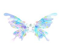 Fairy Wings For Girls - Electric Glowing Butterfly Costume | Light Up LED Wings | Kids Party Supplies For Halloween Christmas Holiday Cosplay Fair Festival Park Garden Outdoor Indoor