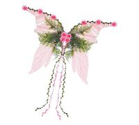 Fairy Wings, Woman Costume Set, Festival Party Accessory, Lightweight Sparkling Design, Adjustable Comfortable Fit, Perfect for Pride, Stage Performance, Cosplay, Garden, Holiday Parties, Halloween