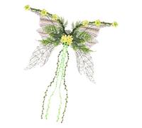 Fairy Wings, Women’s Fairy Costume, 40.55x27.56 Inches Lightweight Iridescent Design, Adjustable Comfortable Fit, Festival Party Accessory for Pride, Cosplay, Stage, Garden, Halloween, Christmas Fair