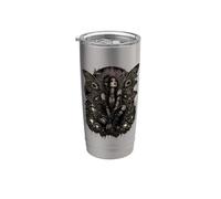 Fairycore Moth Fairy Goth Grunge Aesthetic Vaso térmico de acero inoxidable de doble pared