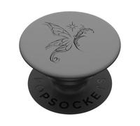Fairygrunge Wings Cottagecore Bellflower and Star del Y2K de los 90 PopSockets PopGrip Adhesivo