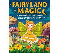 Fairyland Magic: A Whimsical Coloring Adventure for Kids: 50 Charming Fairy Scenes to Spark Creativity and Imagination - Ages 4-8
