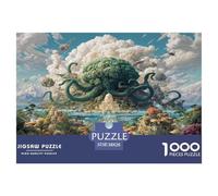 Fairyland psicodélica Puzzles 1000 Piezas Ajuste Adultos O Familias Juntos Soñador Puzzle Juego Regalos para Hombres Cartón 100% Reciclado Decoración del Hogar 38x26cm/1000pcs