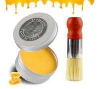 FairyPeach Pomada para Cuero, Crema Cuero, Crema Limpiadora Interior Cuero Automóvil, Limpiador Sofa, Ungüento de Cuero con Cepillo, Reparador Cuero Coche, Limpiador Zapatos de Cuero