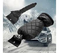 Fairypeach Rascador Hielo Coche con Guante, Rascador de Hielo, Rascador Nieve Guante, Parabrisas Rascador Nieve Guantes, Manopla Quitar Hielo, Guante Impermeable y Asas de Abs Duraderas, Cepillo Nieve