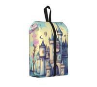 Fairytale Castle - Bolsa de zapatos para viajes, impermeable, organizador de zapatos para maleta, bolsa de almacenamiento 3 en 1 para entrenadores de gimnasio