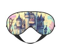 Fairytale Castle - Máscara de ojos suave, unisex, cómoda y transpirable, adecuada para el descanso diario. Te ayuda a entrar rápidamente en un sueño profundo.