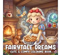 Fairytale Dreams Coloring Book: Magical Coloring Pages for Adults & Teens with Cozy Princess Moments and Magical Adventures for Relaxation