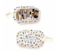 Fairytale Fans - Bolsa de maquillaje transparente para vacaciones, viaje, ratón, helado, bolsa de aseo de viaje, regalo Magic Kingd*m, Thing C-Makeup Reino Unido, Bolsa: