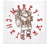 Fairytale - Servilletas de papel de seda para decoupage (33 cm x 33 cm, 20 unidades), diseño navideño