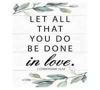 Faith-Based Inspirational Poster - Be Strong and Courageous Bible Verse Wall Art for Christian Home, Nursery(Unframed,08x12inch(20x30cm))