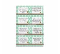 Faith-Based Word Art Print, Embroidered Scripture Quote Featuring John Peter Corinthians, Christian Wall Decor for Living Room Bedroom Office(Unframed,08x12inch(20x30cm))