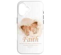 Faith Bible Verse: Women’s Christian Hebrews 11:1 Quote Carcasa para iPhone 16