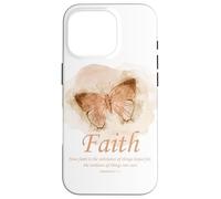 Faith Bible Verse: Women’s Christian Hebrews 11:1 Quote Carcasa para iPhone 16 Pro