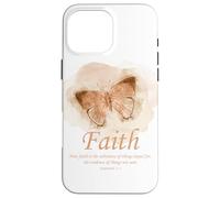 Faith Bible Verse: Women’s Christian Hebrews 11:1 Quote Carcasa para iPhone 16 Pro MAX