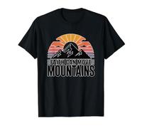 Faith Can Move Mountains Camiseta gráfica económica, Hombre, Negro, XL