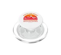 Faith Can Move Mountains Mateo 17:20 Versículo de la Biblia Retro PopSockets PopGrip para MagSafe
