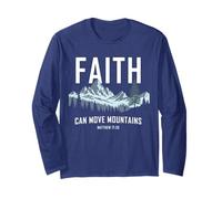 Faith Can Move Mountains - Matthew 17:20 Nature Inspiration Manga Larga