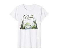 Faith Can Move Mountains - Matthew 17:20 Women Girls Nature Camiseta