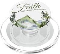 Faith Can Move Mountains - Matthew 17:20 Women Girls Nature PopSockets PopGrip para MagSafe