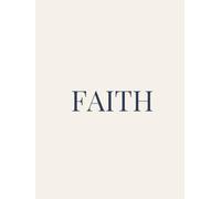 Faith: Classic Decorative Book Celebrating Faith, Peace & Spiritual Foundation | Elegant Inspirational Décor for Coffee Tables & Shelves