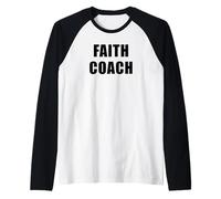 Faith Coach - Church Ministry Staff Leadership & Pastor Camiseta Manga Raglan