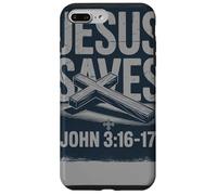 Faith Cross Spiritual Message Inspirational Design Carcasa para iPhone 7 Plus/8 Plus