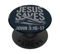 Faith Cross Spiritual Message Inspirational Design PopSockets PopGrip Adhesivo