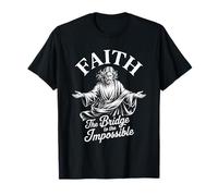 Faith: el Puente hacia lo Imposible: la Moda Urbana Cristiana Camiseta