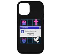 Faith.exe Corriendo Faithwave Christian Vaporwave Estética Carcasa para iPhone 12/12 Pro