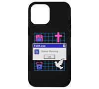 Faith.exe Corriendo Faithwave Christian Vaporwave Estética Carcasa para iPhone 12 Pro Max