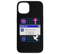 Faith.exe Corriendo Faithwave Christian Vaporwave Estética Carcasa para iPhone 13