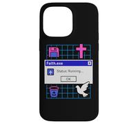 Faith.exe Corriendo Faithwave Christian Vaporwave Estética Carcasa para iPhone 14 Pro Max