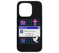 Faith.exe Corriendo Faithwave Christian Vaporwave Estética Carcasa para iPhone 15 Pro