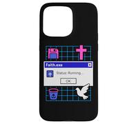 Faith.exe Corriendo Faithwave Christian Vaporwave Estética Carcasa para iPhone 15 Pro Max