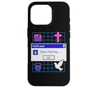 Faith.exe Corriendo Faithwave Christian Vaporwave Estética Carcasa para iPhone 16 Pro