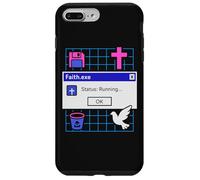 Faith.exe Corriendo Faithwave Christian Vaporwave Estética Carcasa para iPhone 7 Plus/8 Plus