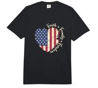 Faith Family Freedom USA Comfort Colors Adult Heavyweight T-Shirt