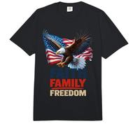 Faith Family Freedom USA Flag Patriotic American 4 of July Comfort Colors Adult Heavyweight T-Shirt