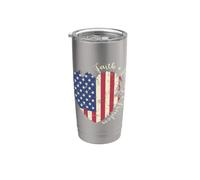 Faith Family Freedom USA Vaso térmico de acero inoxidable de doble pared