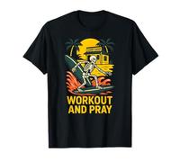 Faith Fitness Workout Pray Cool para Hombres, Christian Faith Camiseta