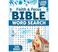 Faith & Focus Bible Word Search [Large Print] 1200 Words