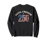 Faith Freedom & 250 US America 250 Aniversario Sudadera