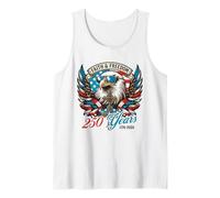 Faith Freedom 250 Years 1776-2026 Independence 4th of July Camiseta sin Mangas